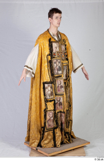 Photos Medieval Monk in yellow suit 1 Medieval clothing a…
